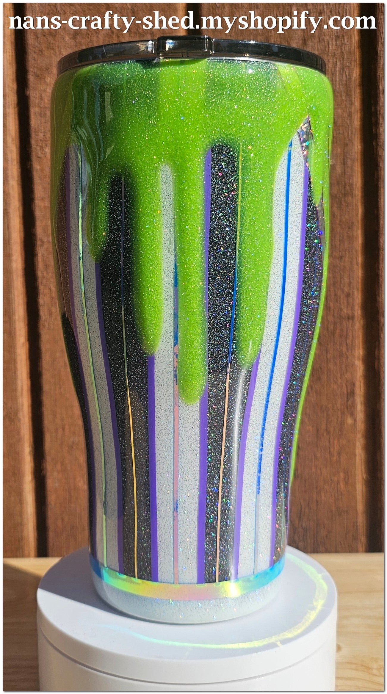 Green Slime Drip Tumbler
