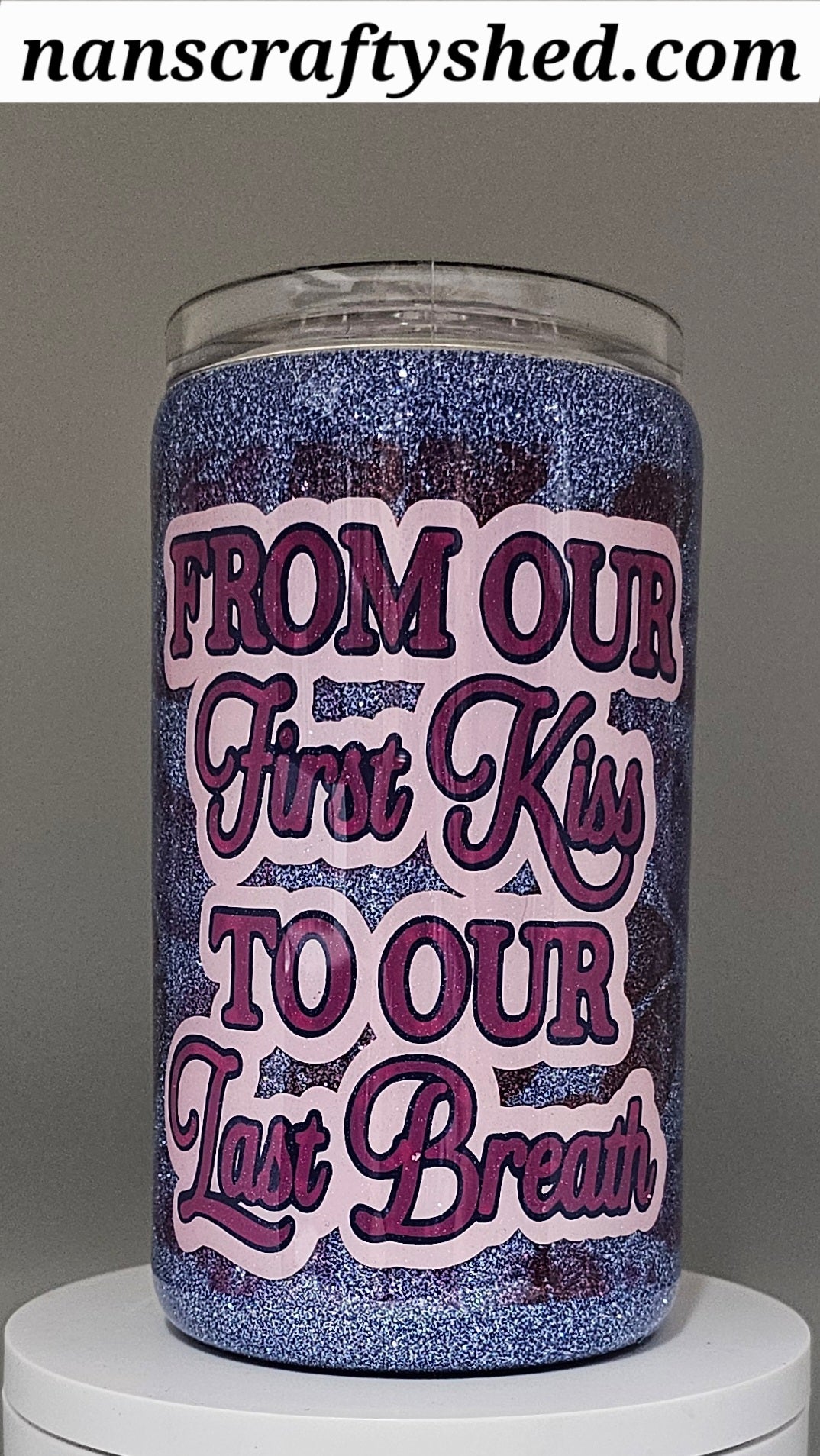 From Our First Kiss 14-ounce Tumbler