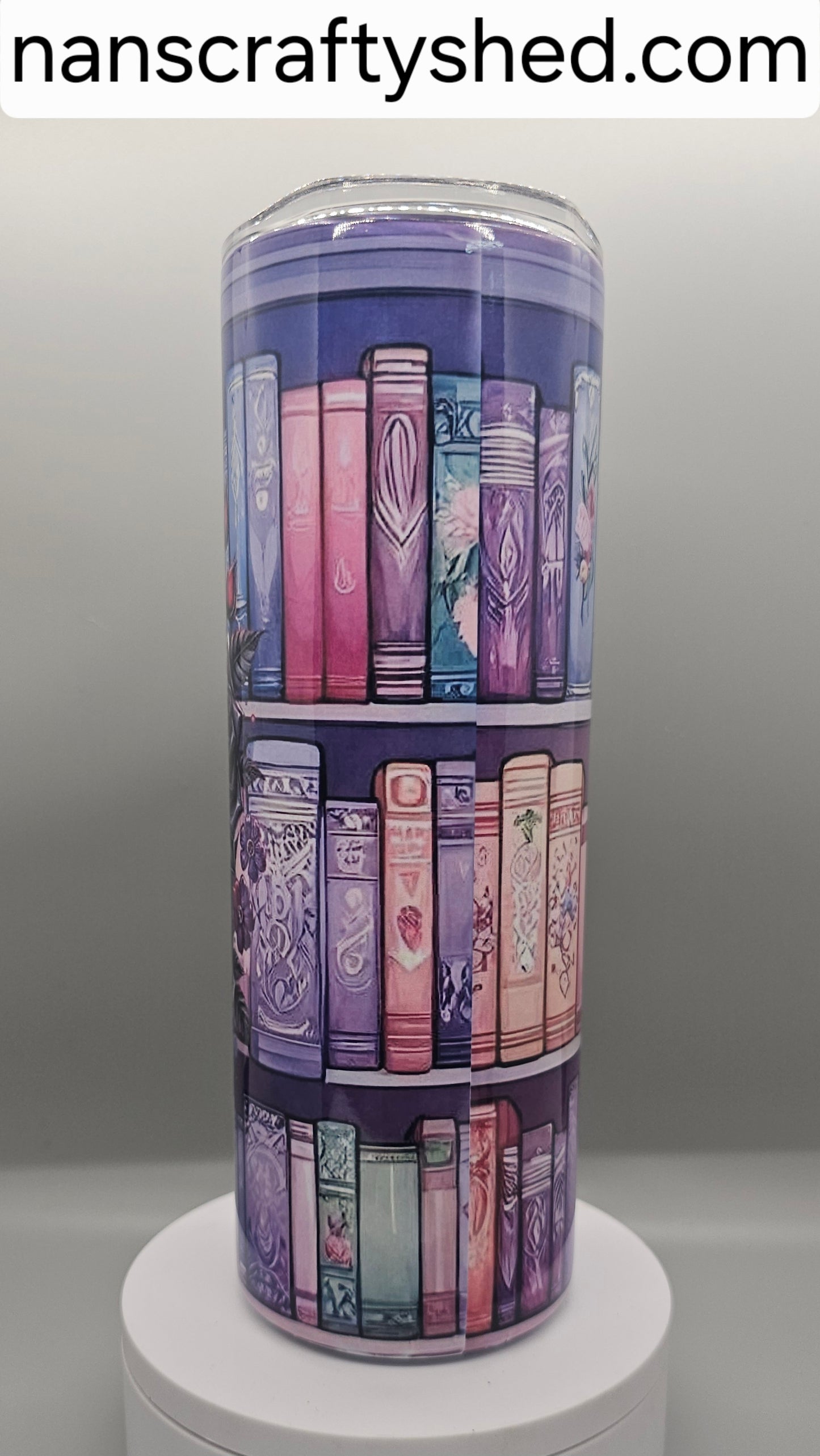 Good Girls read Bad Books 20-ounce Tumbler Purple