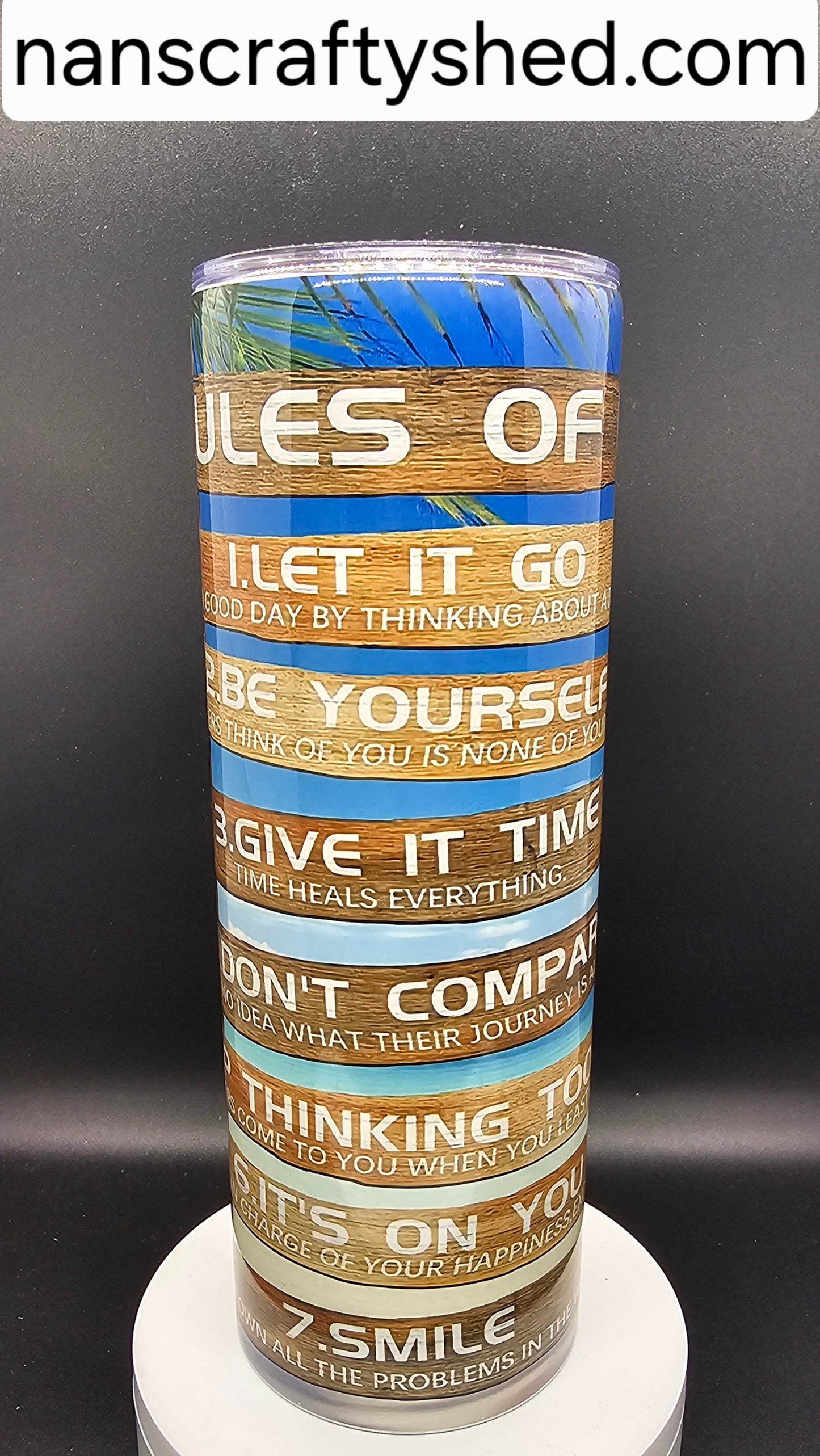 7 Rules of Life 20-ounce Tumbler