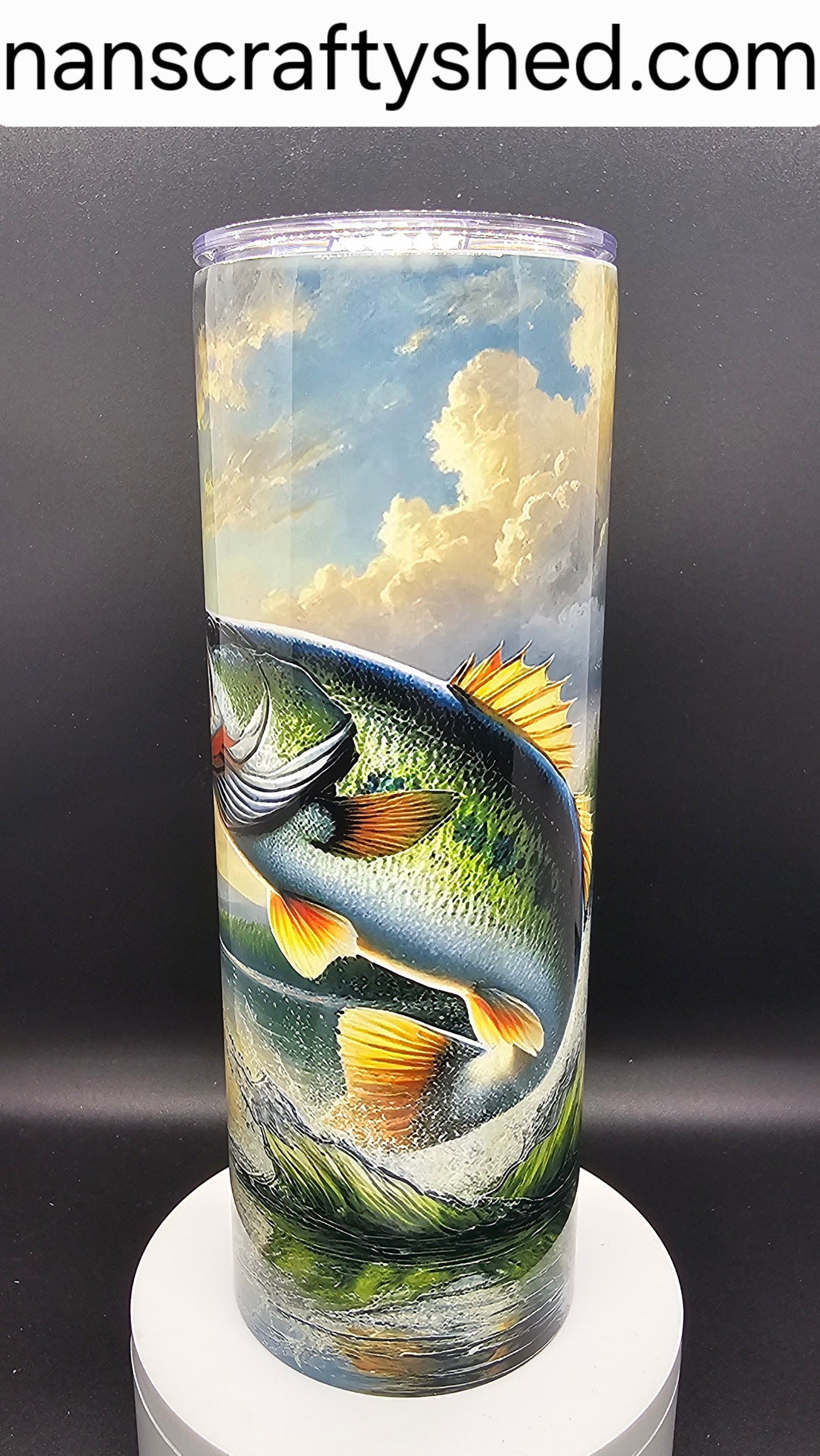 Large Mouth Bass 20-ounce Tumbler
