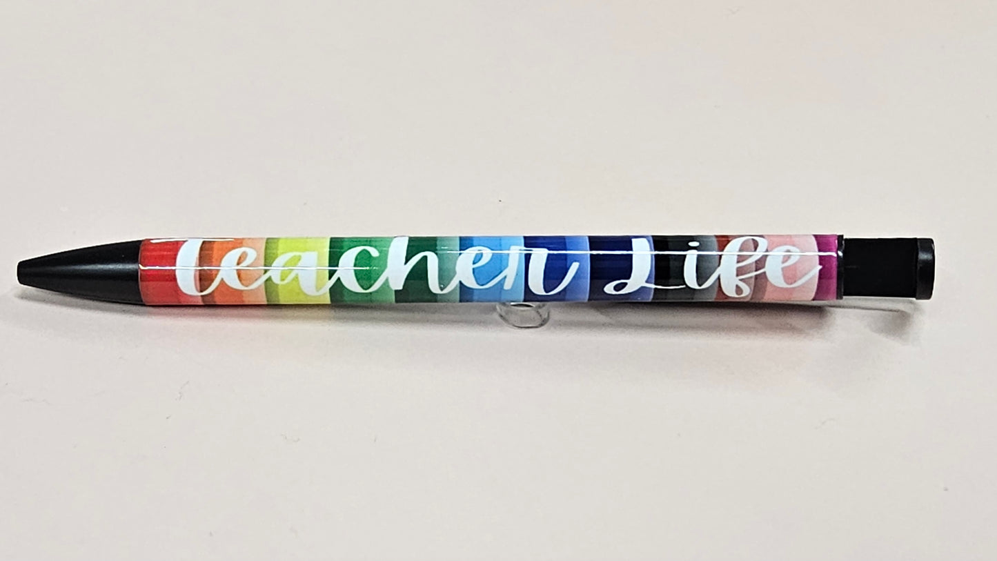 Teacher Life Rainbow Pen