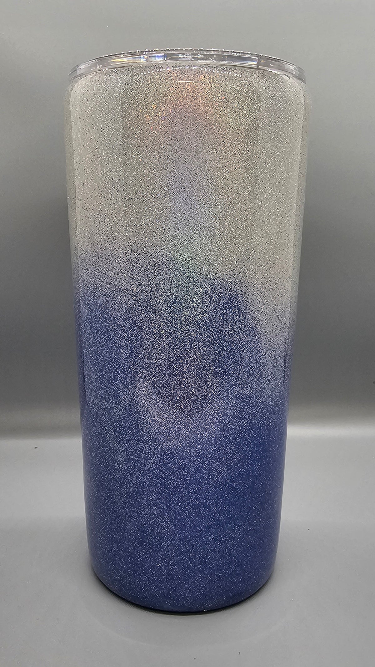 Silver and Blue Holographic "Bless Your Heart" Tumbler