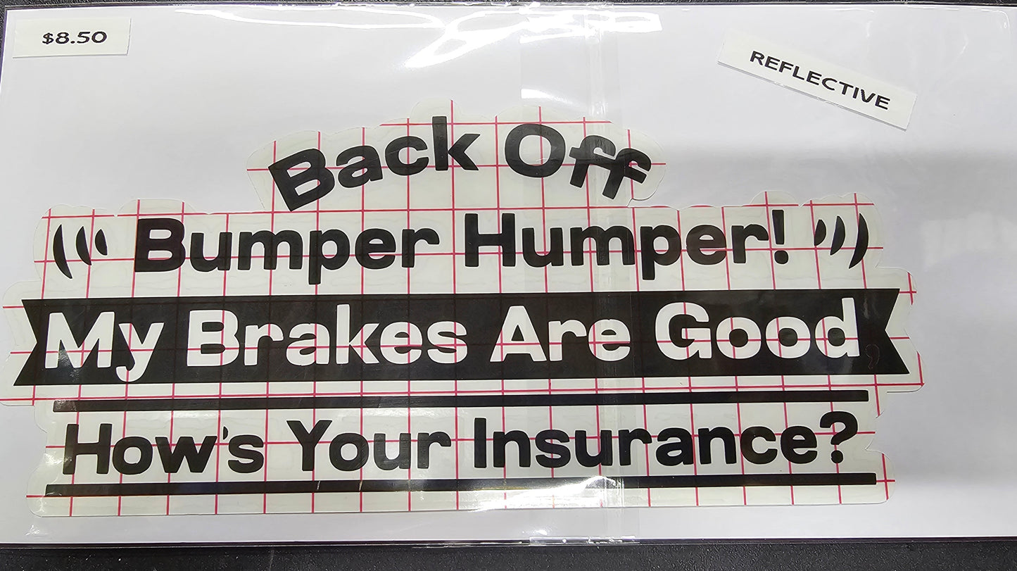 Back Off Decal