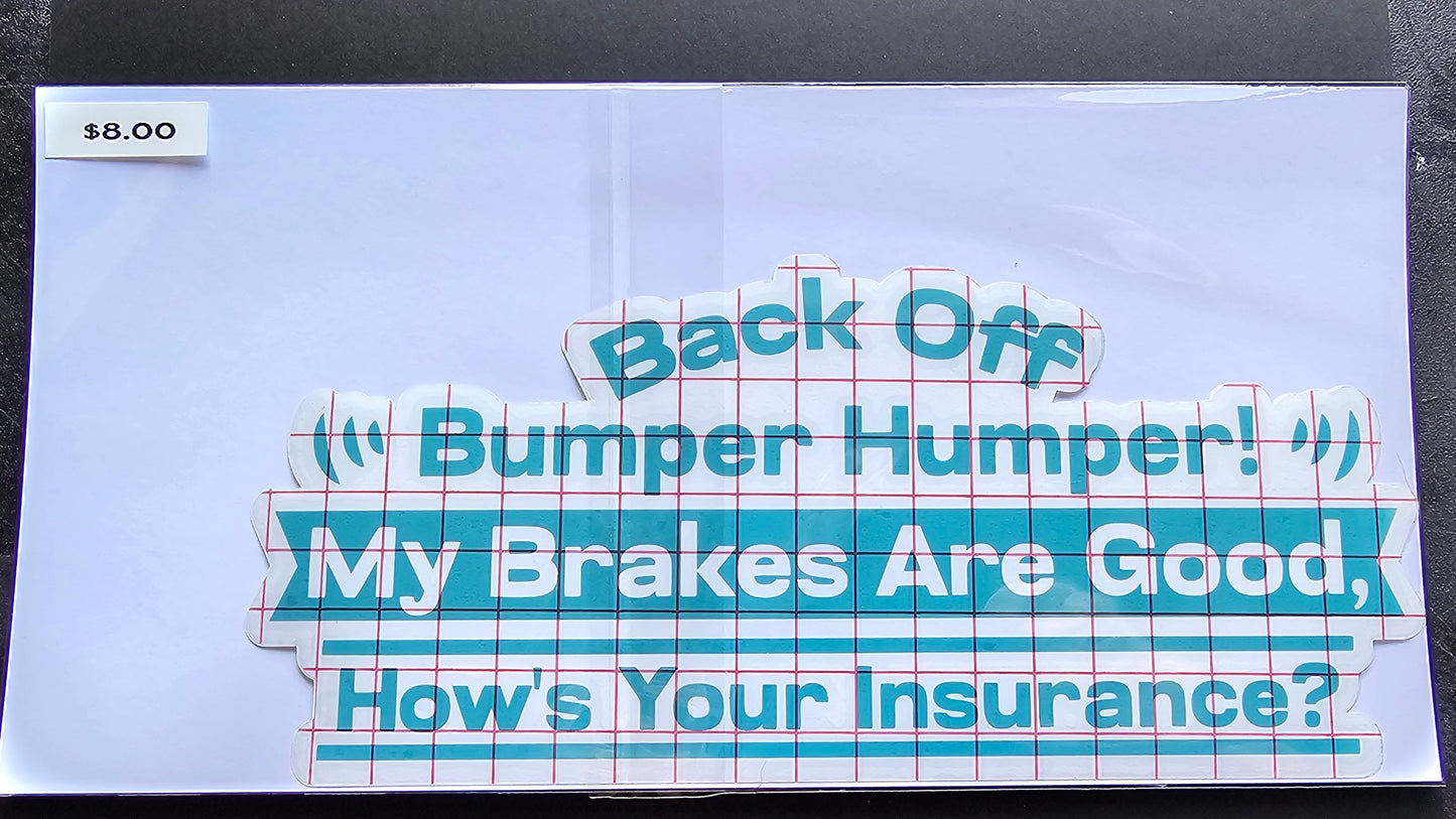 Back Off Decal