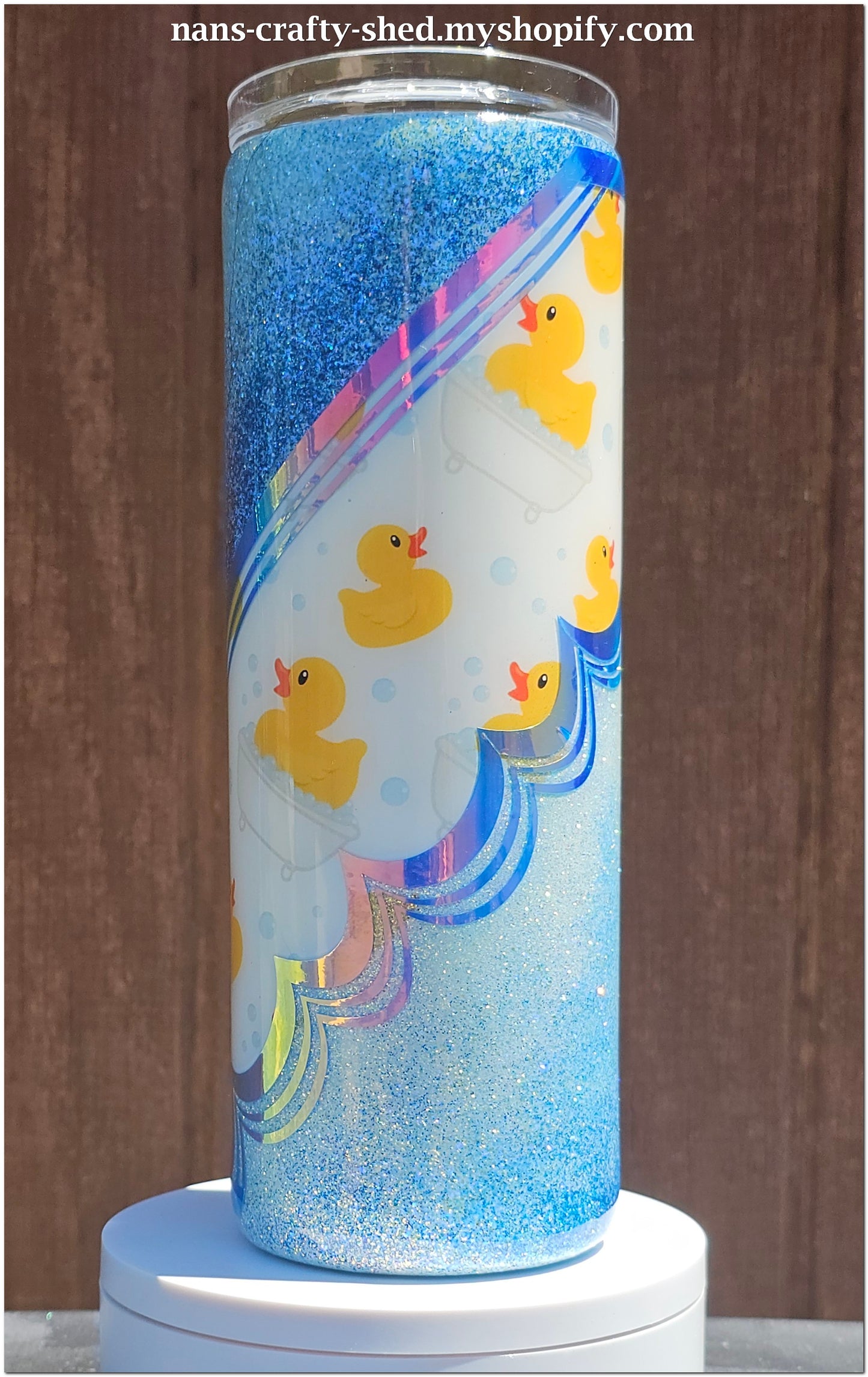 Rubber Ducky Riding the Waves 20oz Tumbler