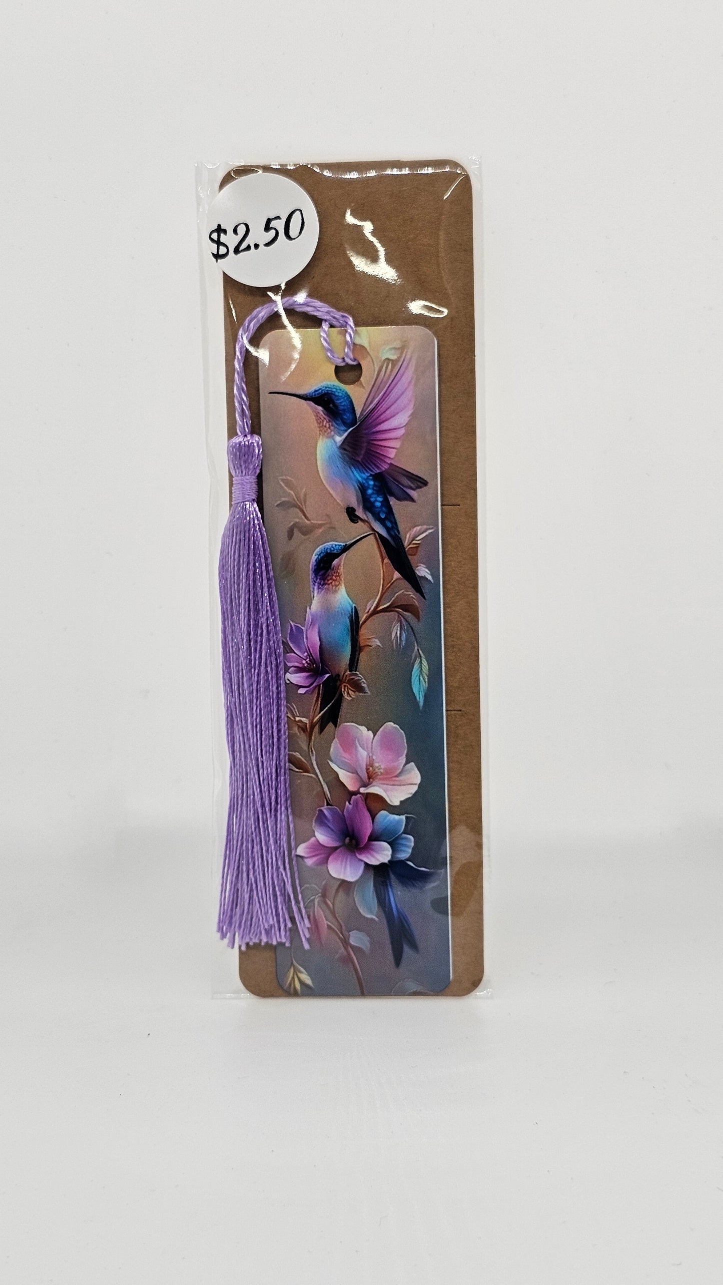 Hummingbirds and Flowers Bookmark