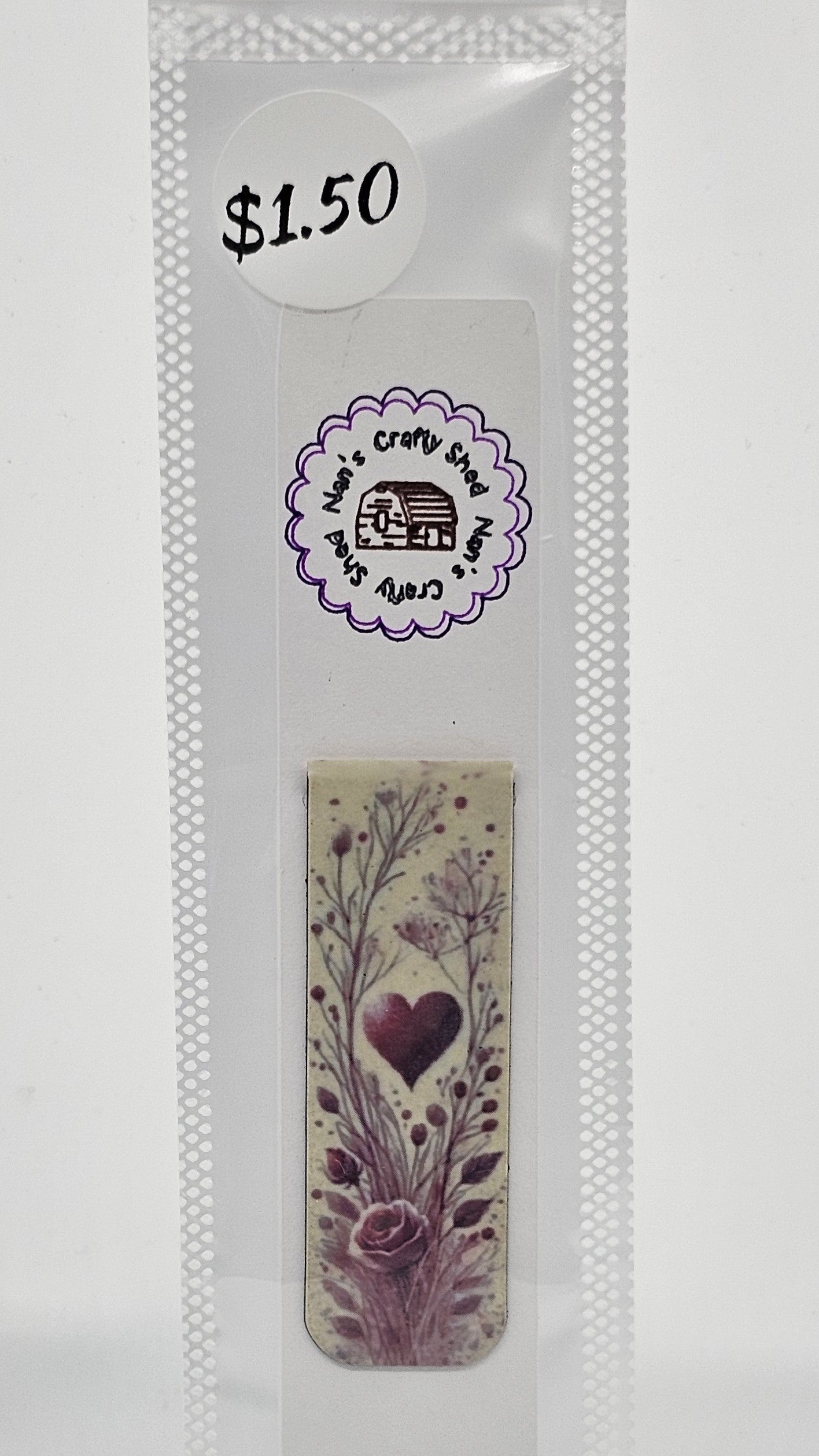 Heart Magnetic Bookmark