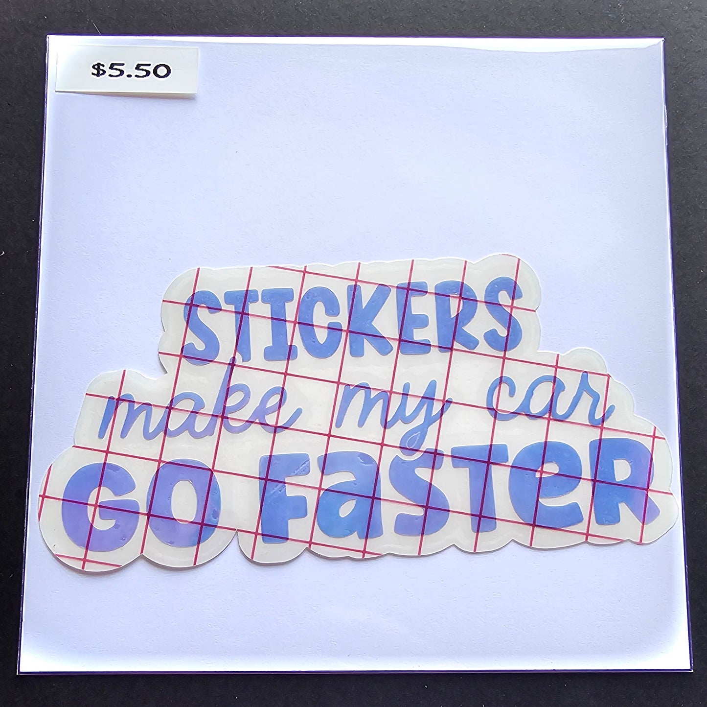Stickers Make My Car Go Faster Decal