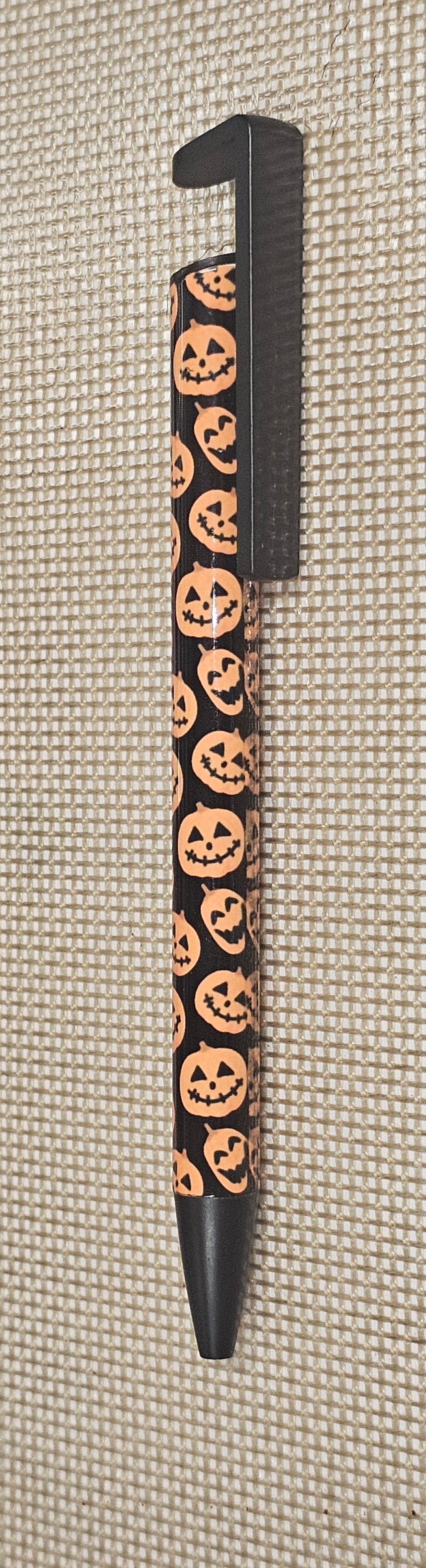 Pumpkin pen with built-in phone stand
