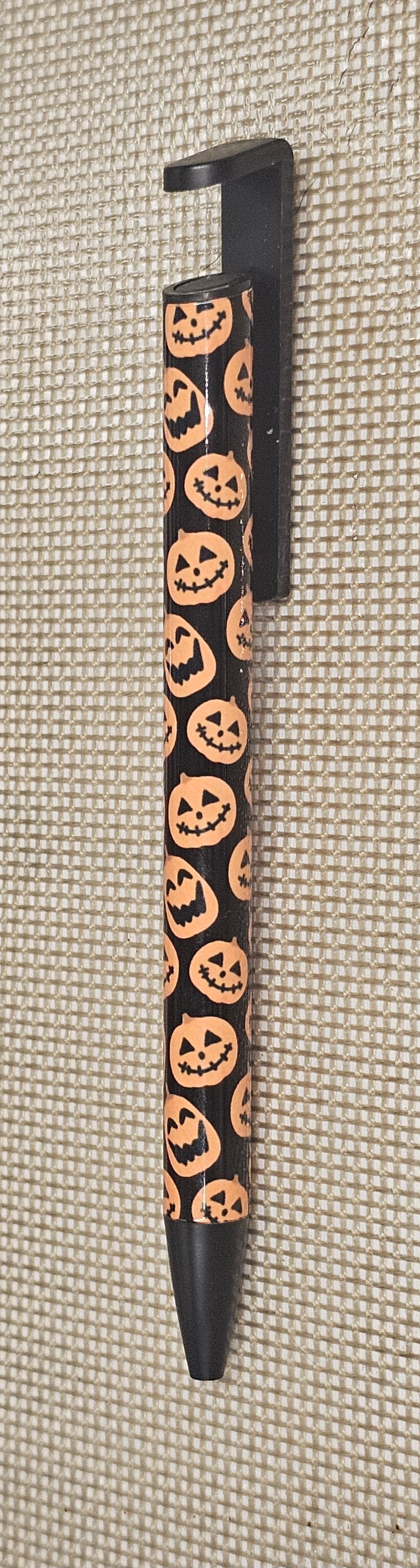 Pumpkin pen with built-in phone stand