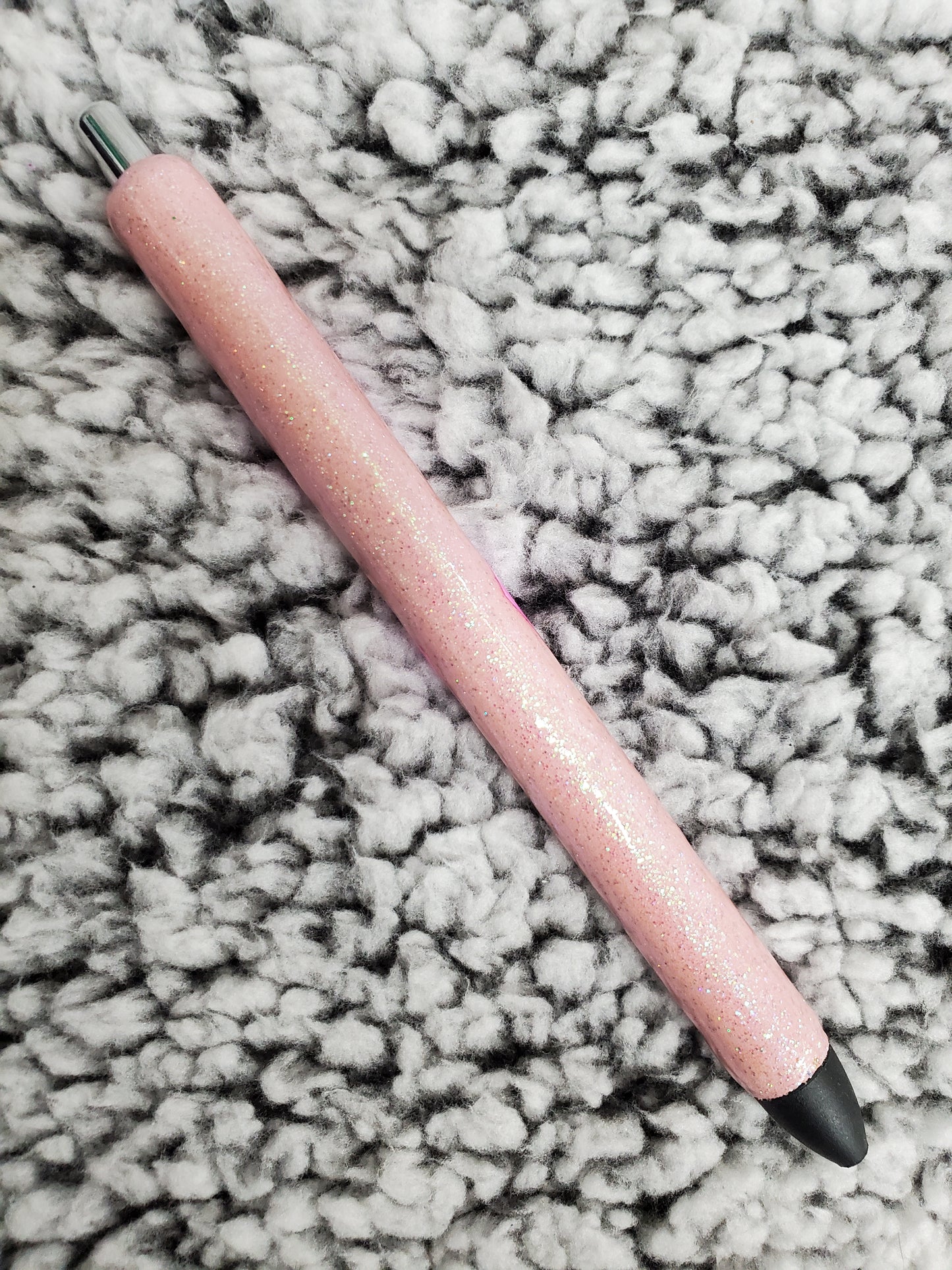 Pink Ribbon Glitter Pen - Refillable gel