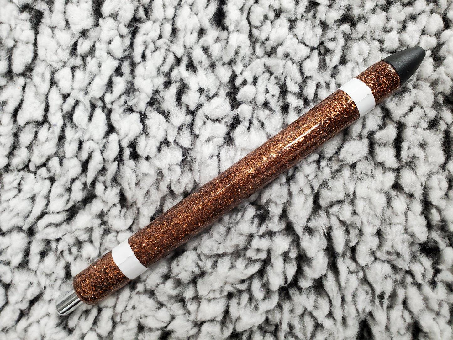 Football Glitter Pen - Refillable gel.