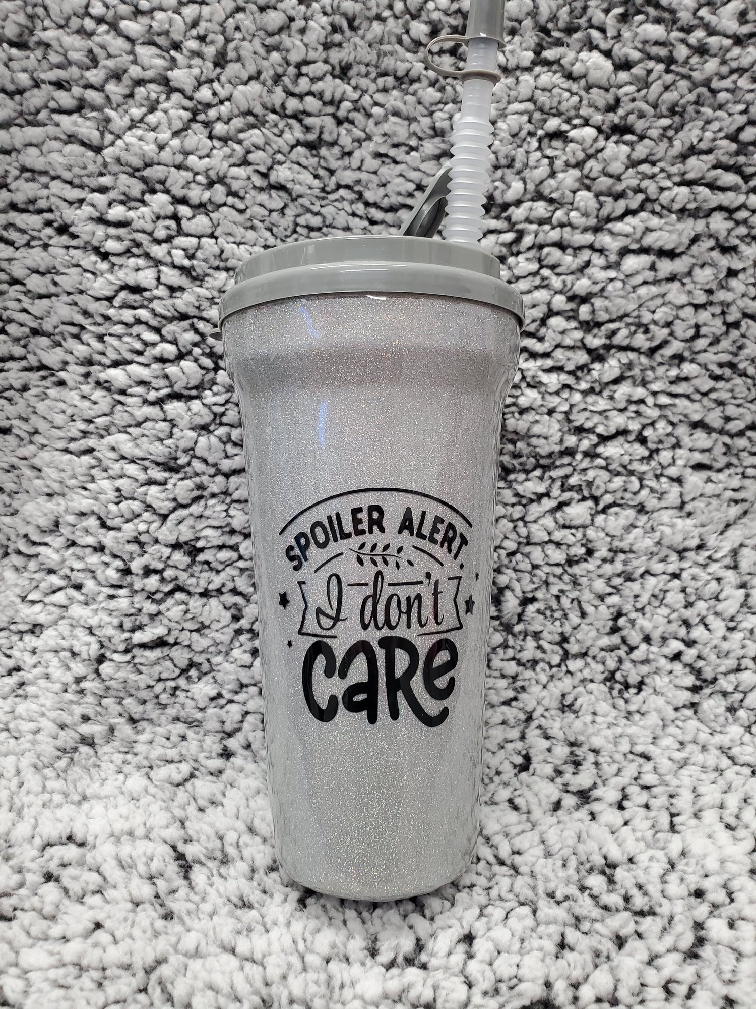 35 Ounce Plastic Glitter Tumblers