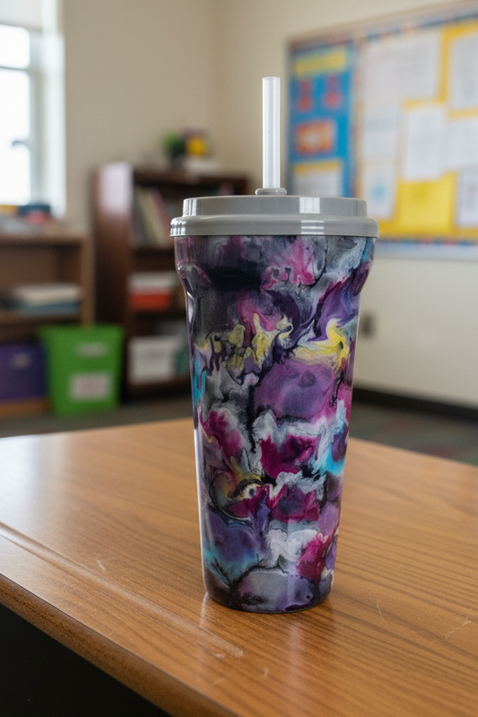 Color Burst 35-ounce Plastic Tumbler
