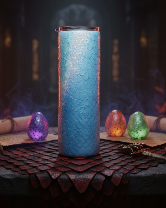 Blue Dragon Scale 30-ounce Glitter Tumbler
