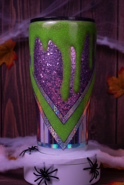 Green Slime Drip Tumbler