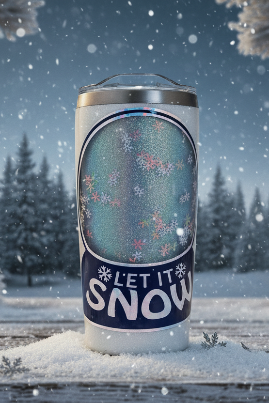 Let it Snow Snowglobe 20-ounce