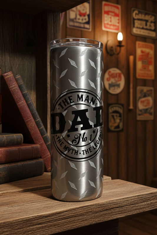 Dad. The man, the myth, the legend diamond plate.