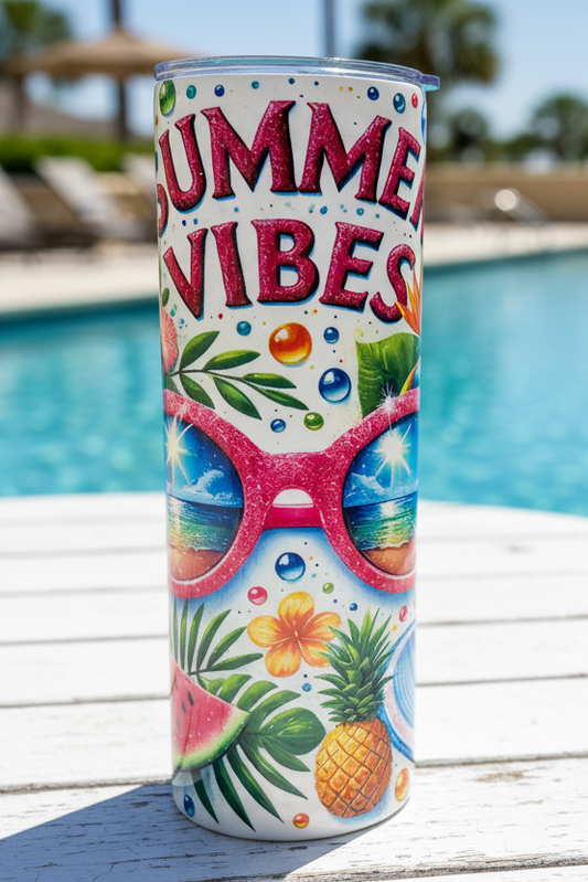 Summer Vibes 20-ounce Tumbler