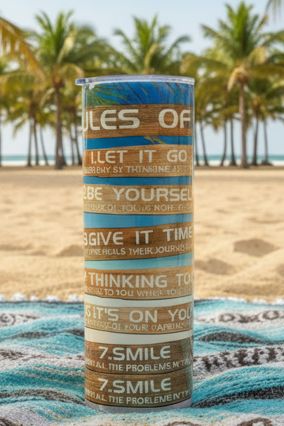 7 Rules of Life 20-ounce Tumbler