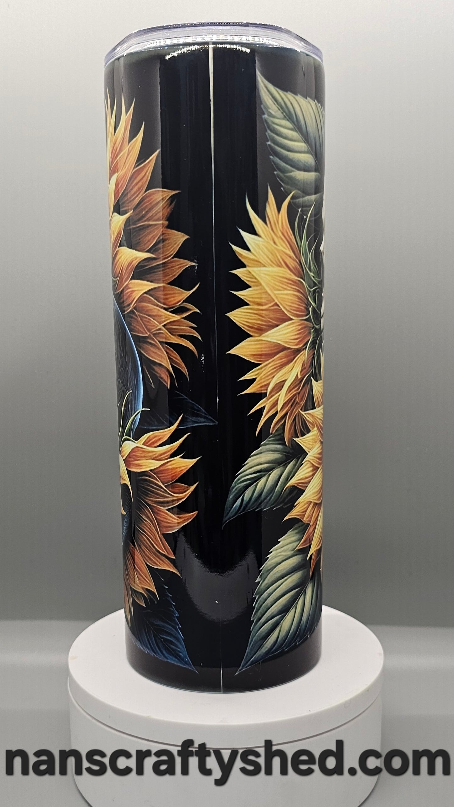Sunflowers and a Skull 20-ounce Tumbler
