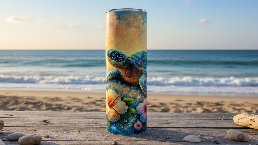 Sea Turtle 20-ounce Tumbler