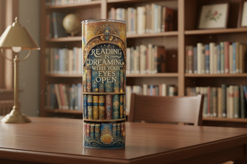 Reading is Dreaming Tumbler