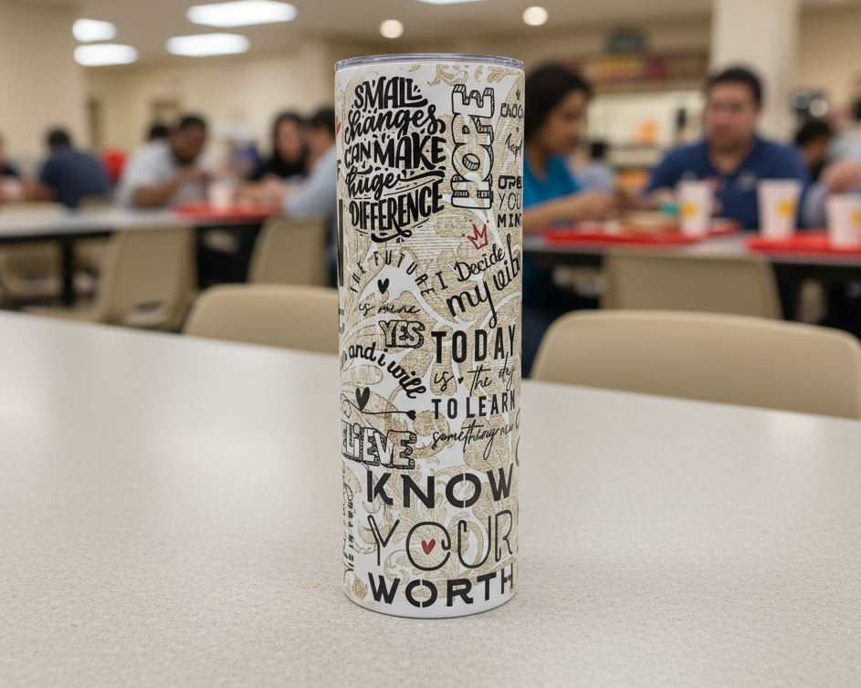 Positive Vibes Tumbler