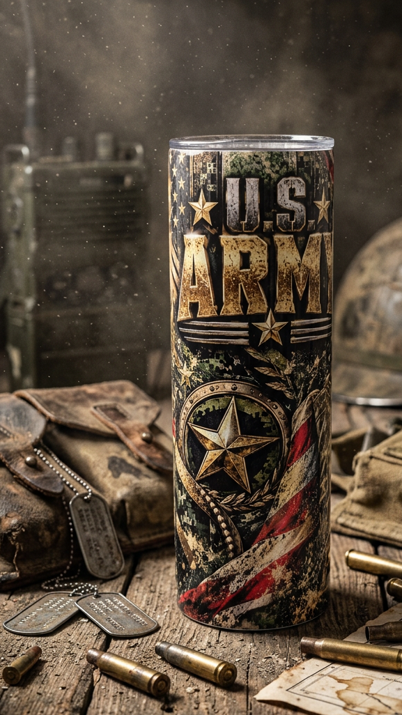 United States Army 20-ounce Tumbler
