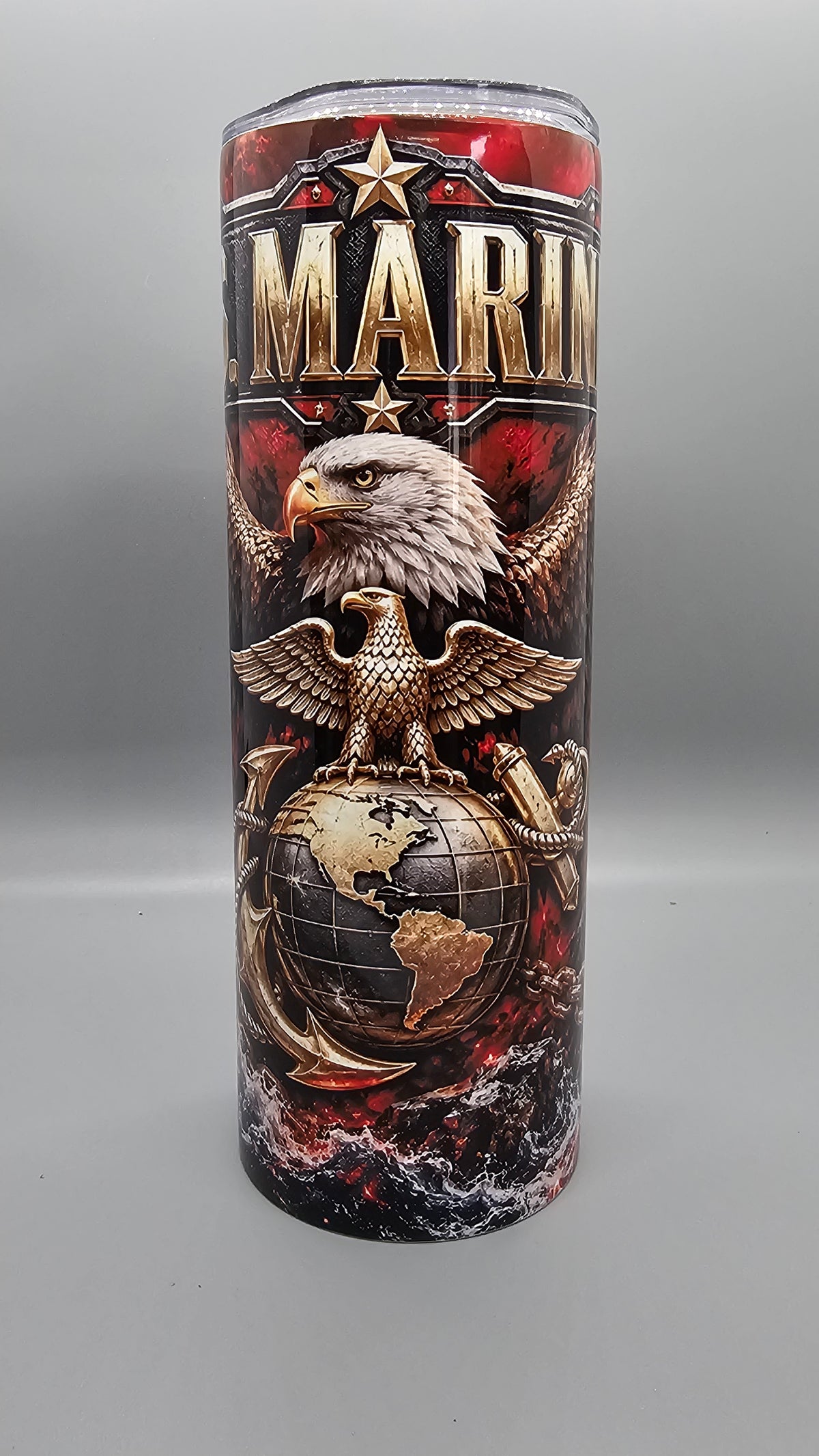 United States Marines 20-ounce Tumbler