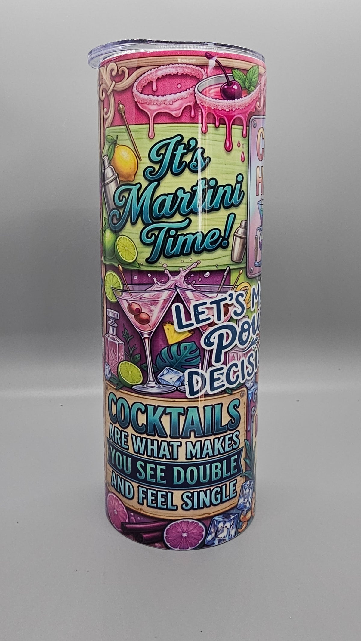 It's Martini Time 20-ounce tumbler – Nan's Crafty Shed
