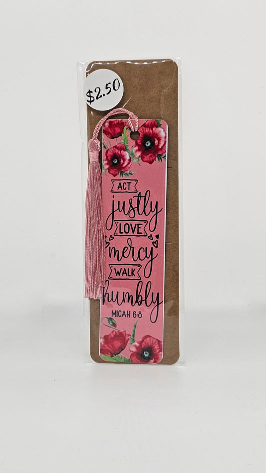 Act Justly Bookmark