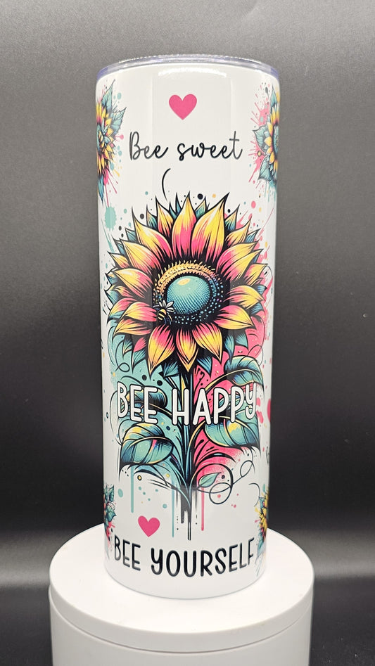 Bee Happy 20-ounce Tumbler
