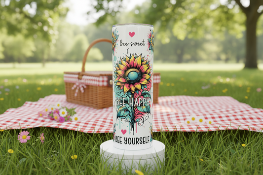 Bee Happy 20-ounce Tumbler