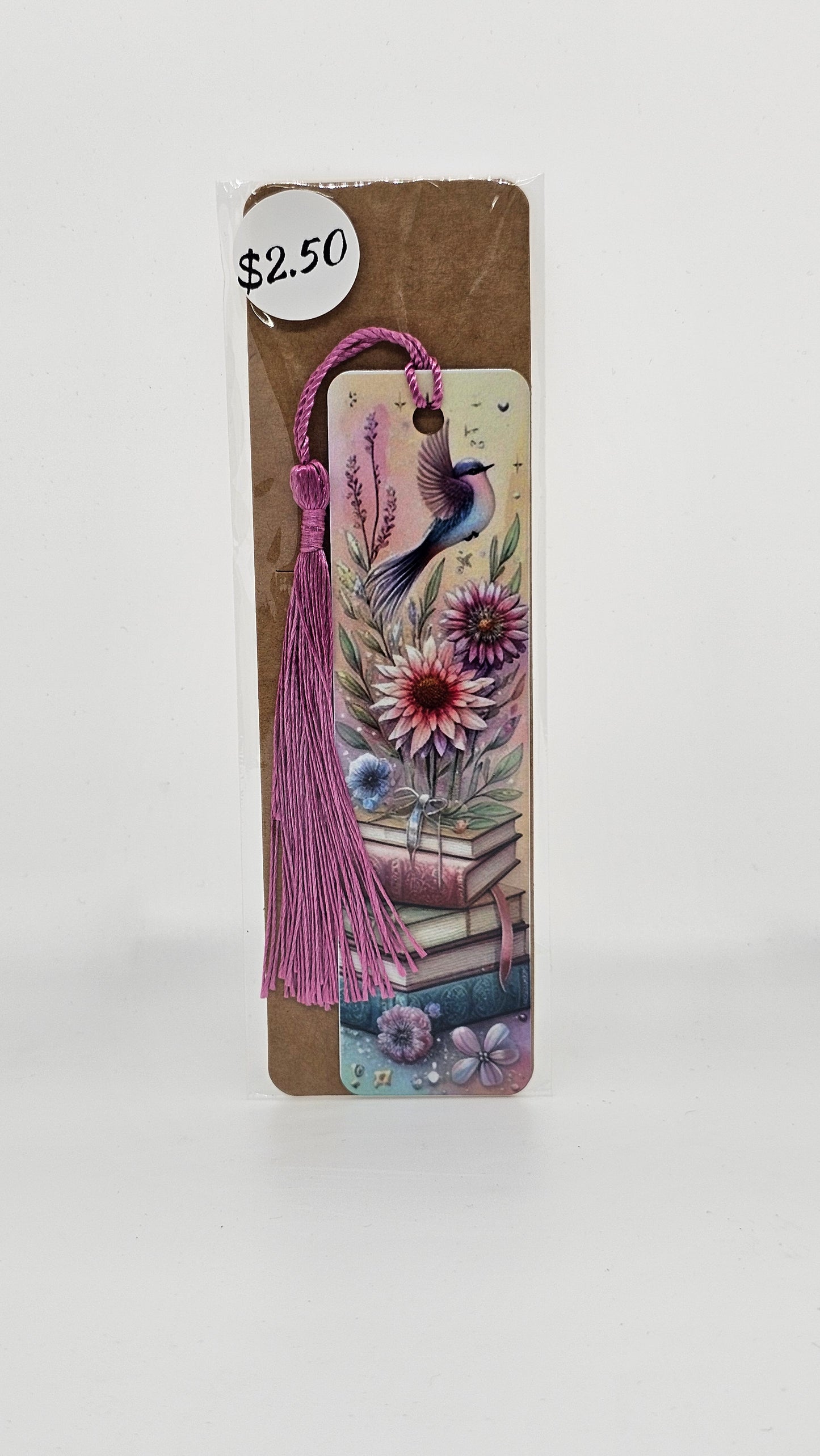 Birds, Books and Flowers Bookmark