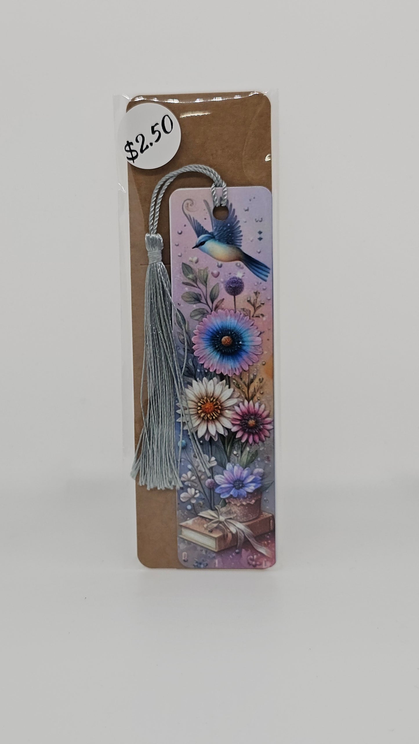 Bird with Flowers Bookmark