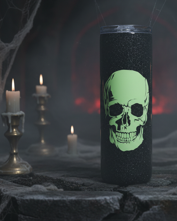 Glow in the Dark, coffee and skull