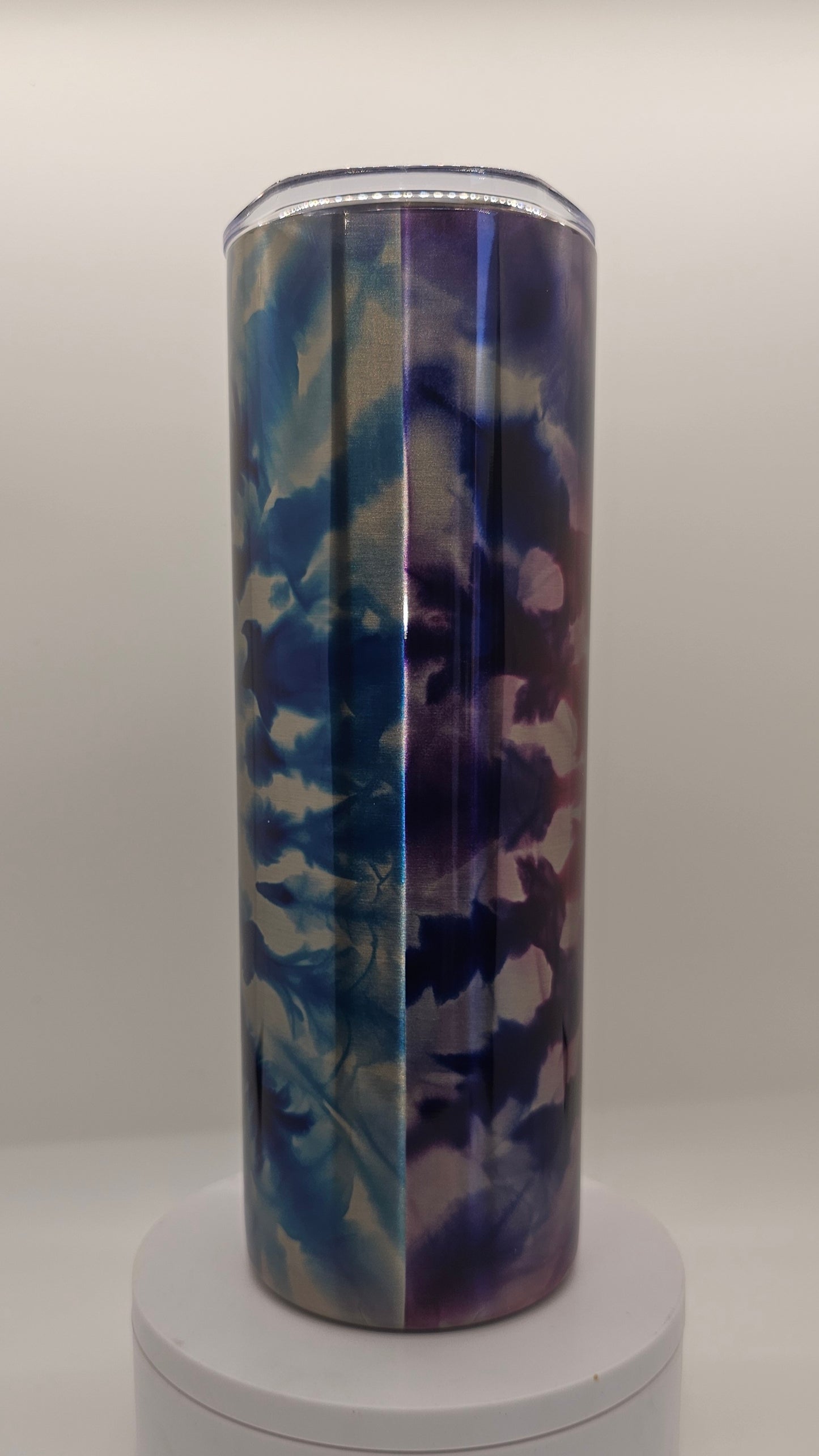 Tie-dye Pink, Blue and Purple 20oz. Tumbler