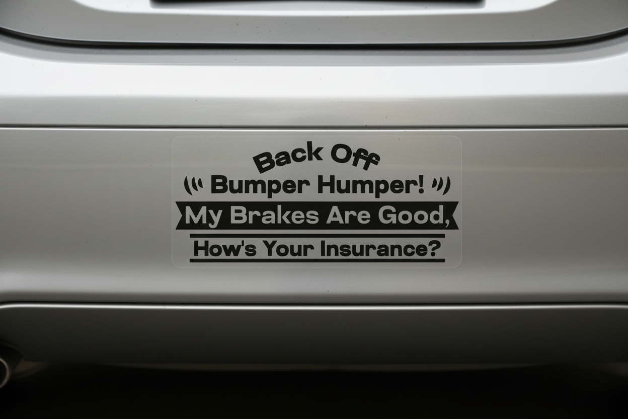 Back Off Decal
