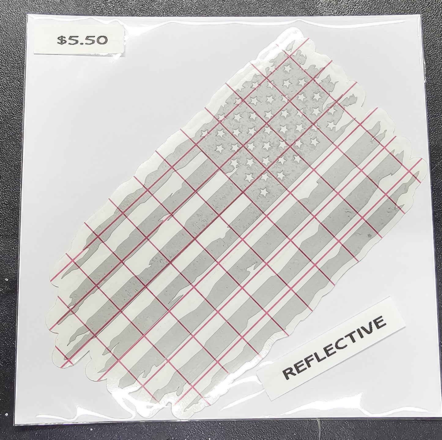 Distressed American Flag Decal