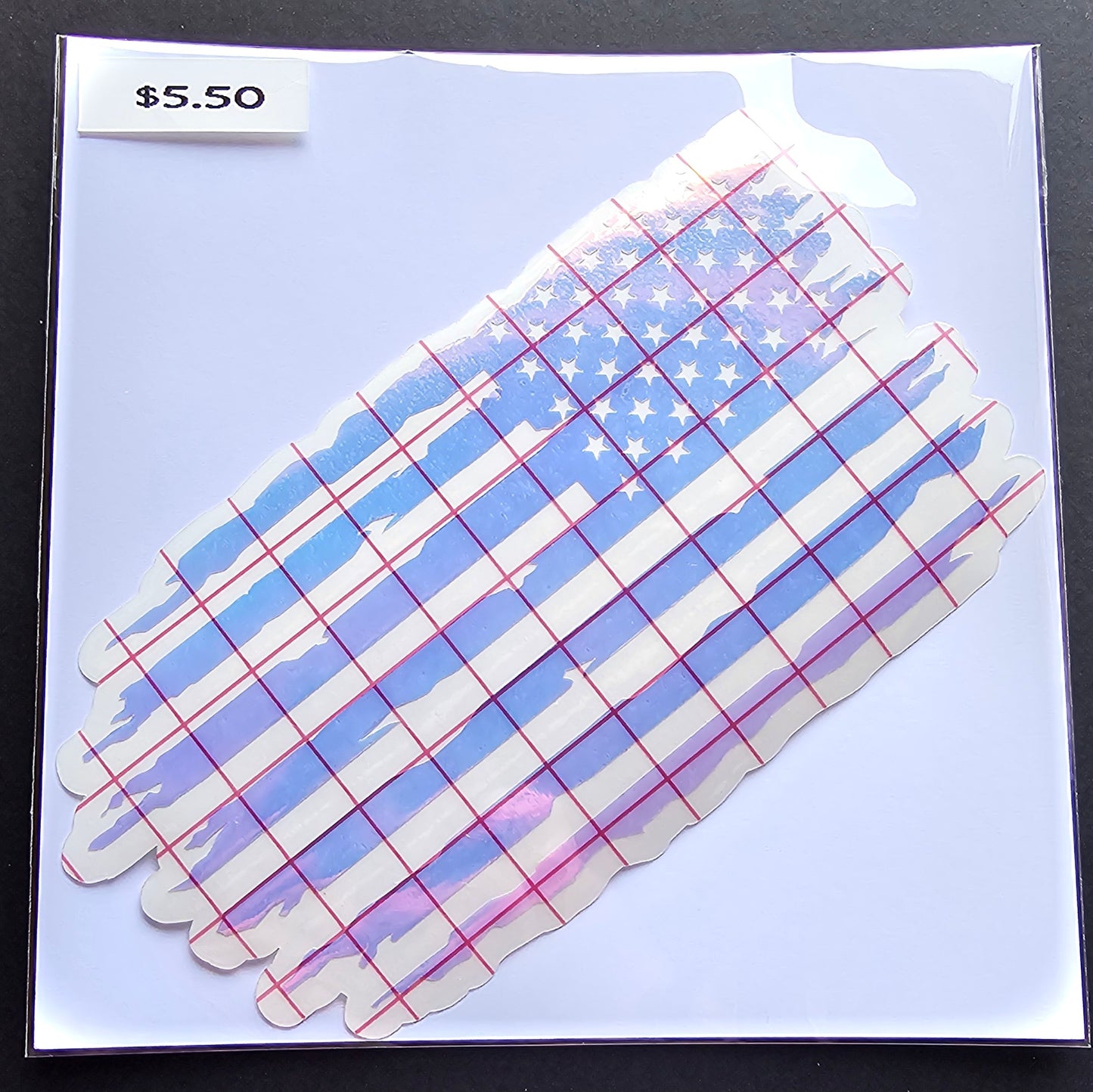 Distressed American Flag Decal