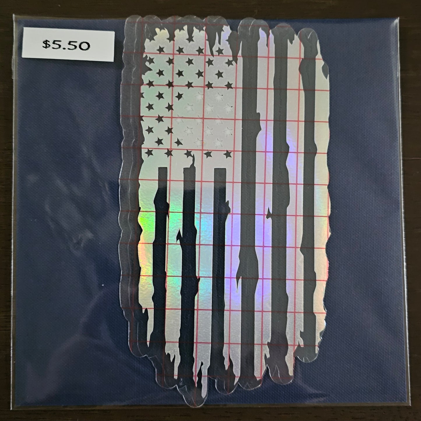 Distressed American Flag Decal