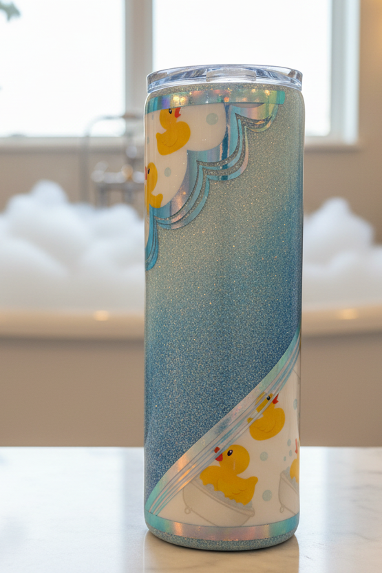 Rubber Ducky Riding the Waves 20oz Tumbler
