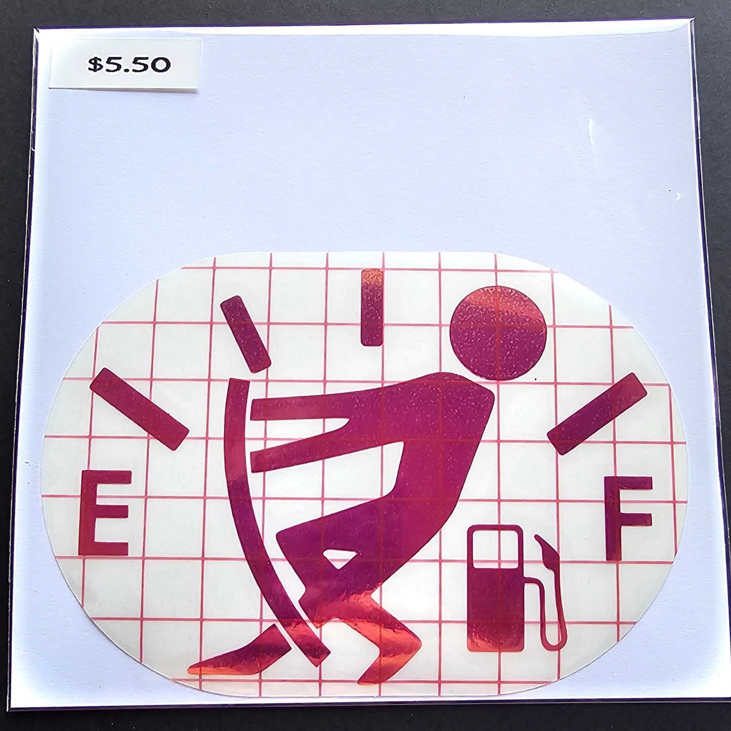 Fighting the Empty Fuel Tank Decal