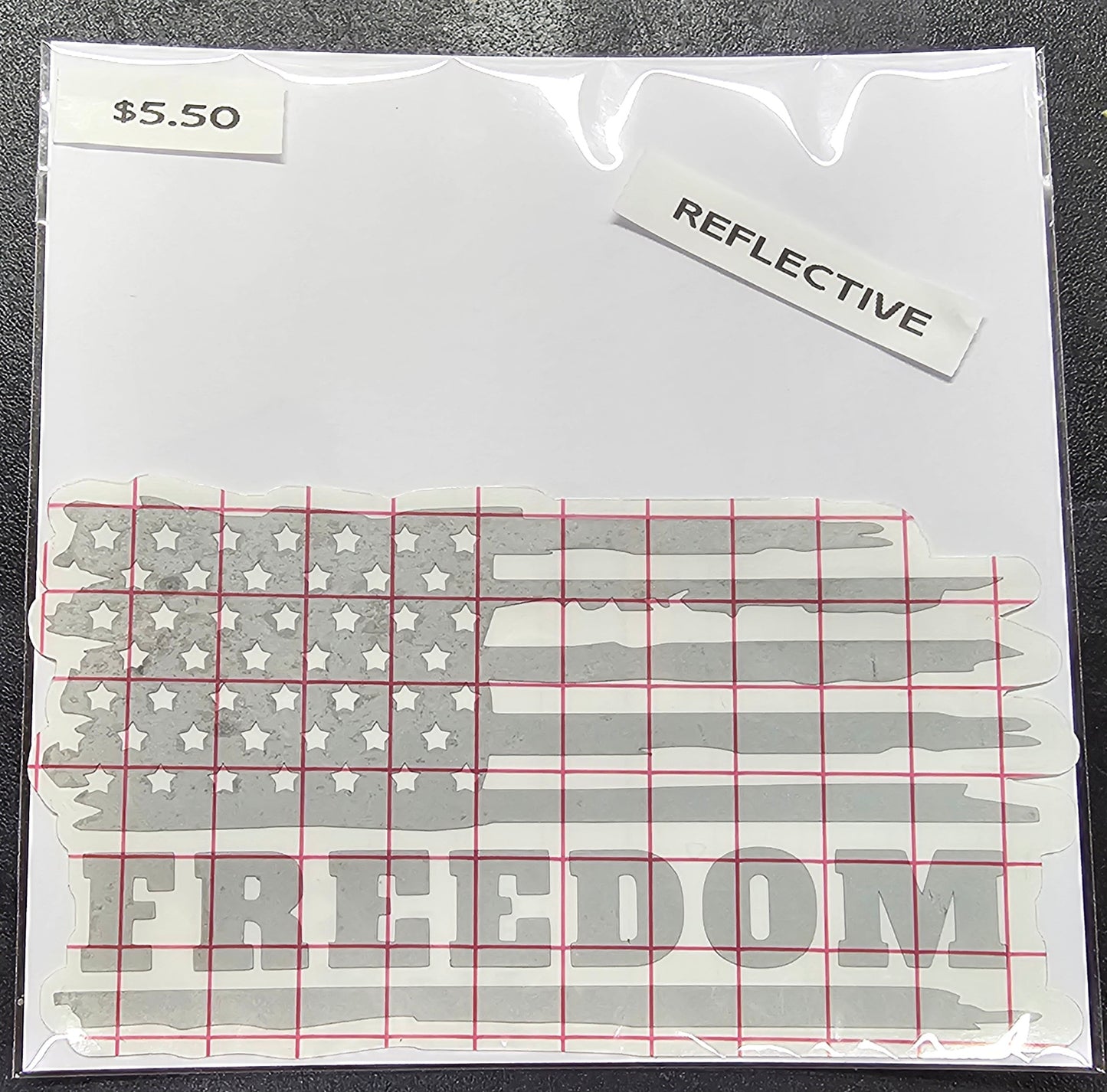 Freedom Distressed Flag Decal