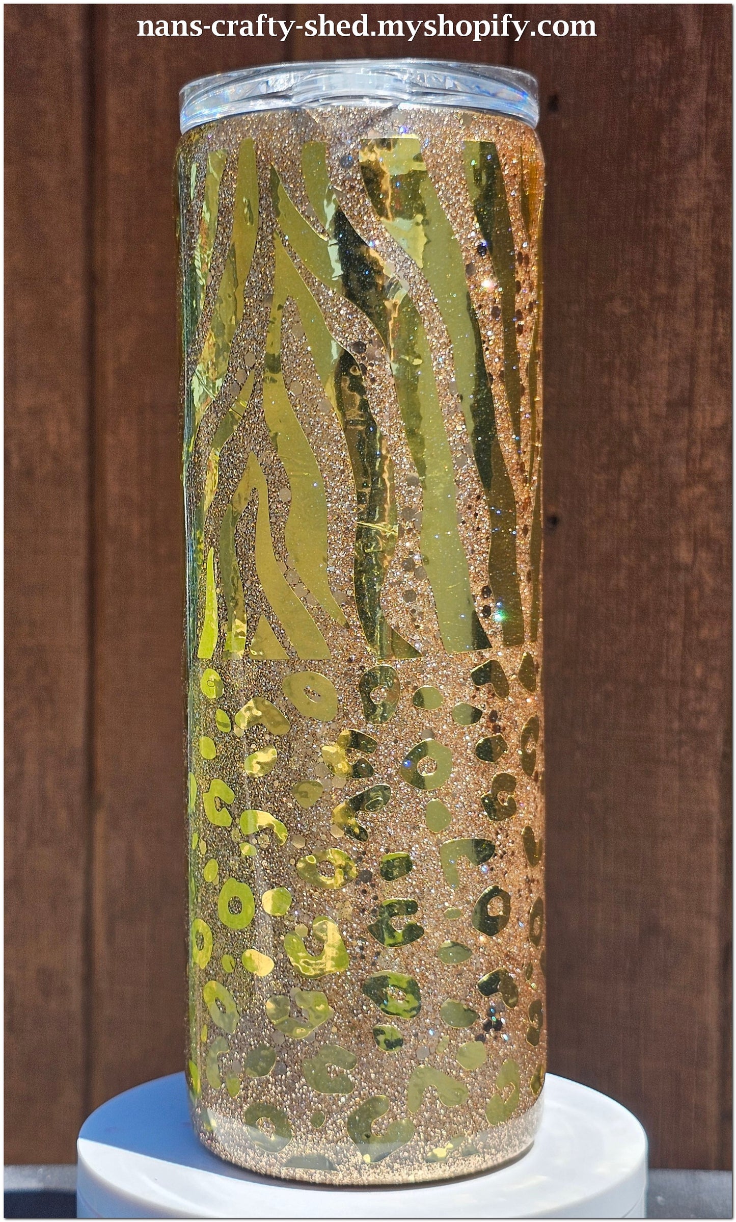 Gold Stay Wild Tumbler