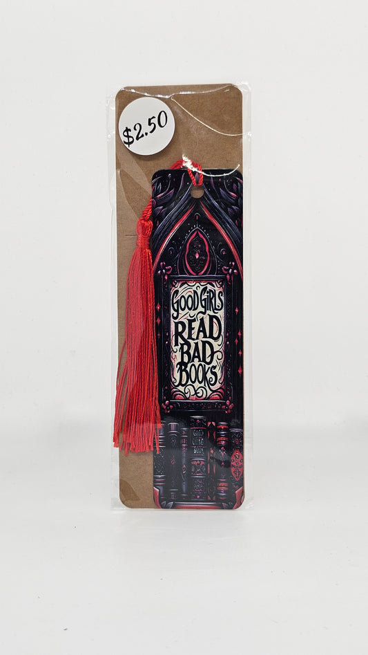 Black and Red Good Girls Bookmark