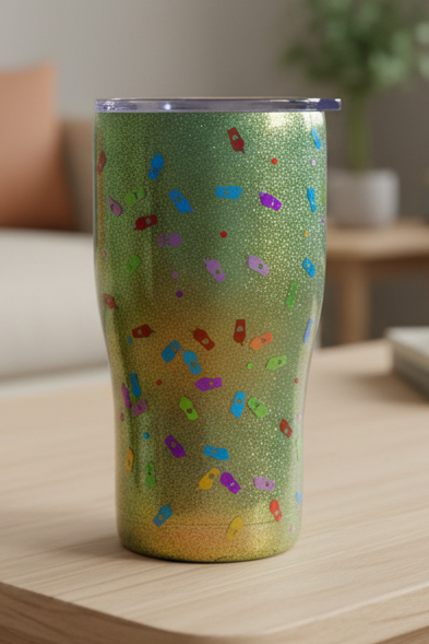 Green to Orange colorshift with Latte cups 20 ounce