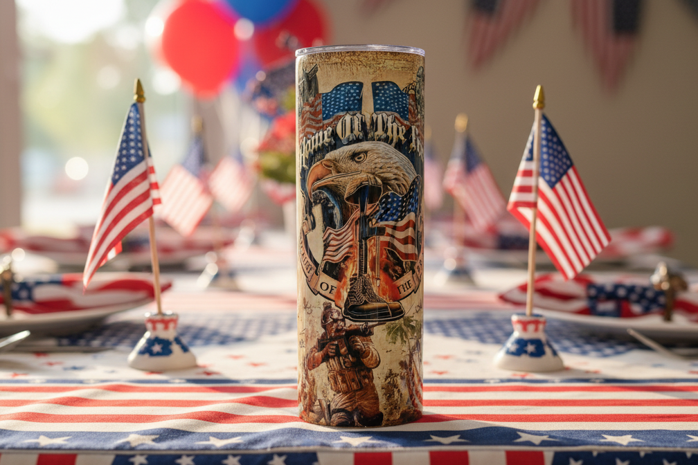 Home of the Free 20-ounce Tumbler